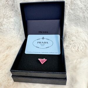 Prada Single Clip-On Earring